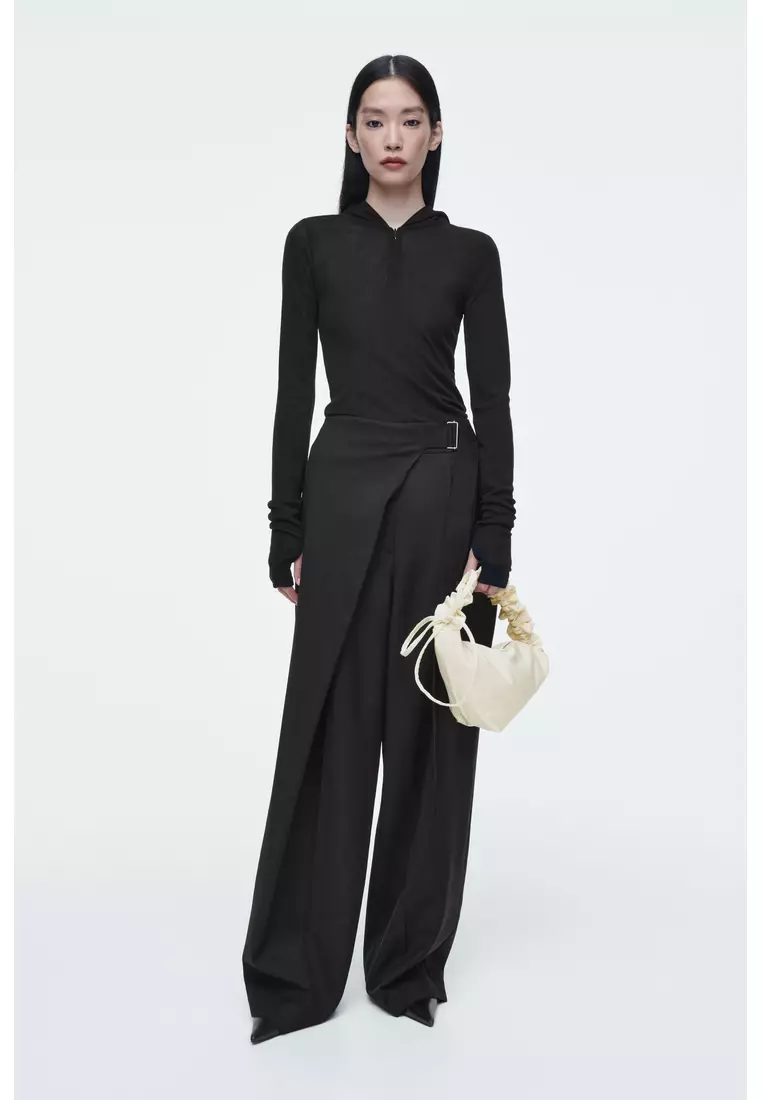 RUFFLE SHOULDER BAG