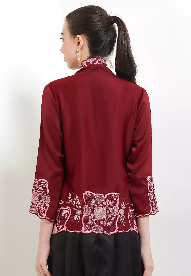 Embroidery-Manual KBY 7/8-Sleeve>WindowFloral