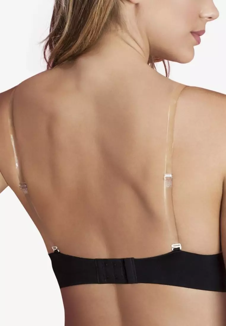 2 Pair Transparent Bra Strap Medium
