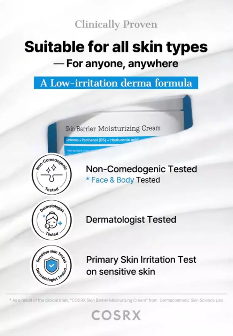 Cosrx Skin Barrier Moisturizing Cream 450ml(for Normal to Dry Skin,Face and Body)