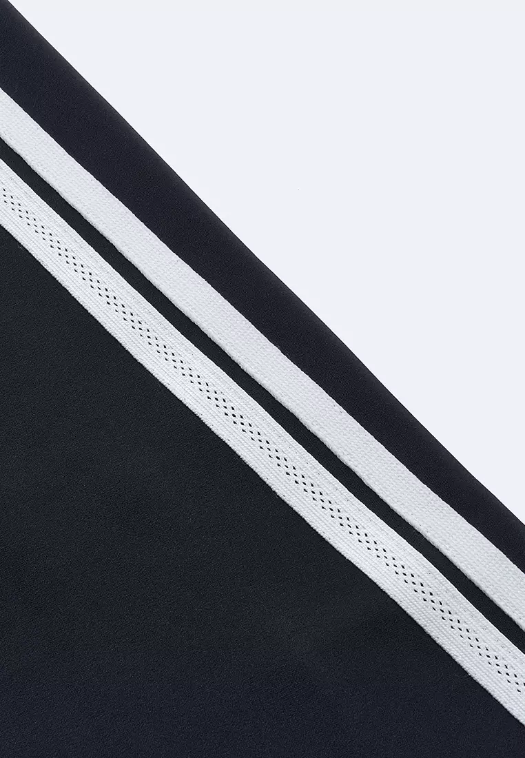 女裝側面條紋半身中長裙