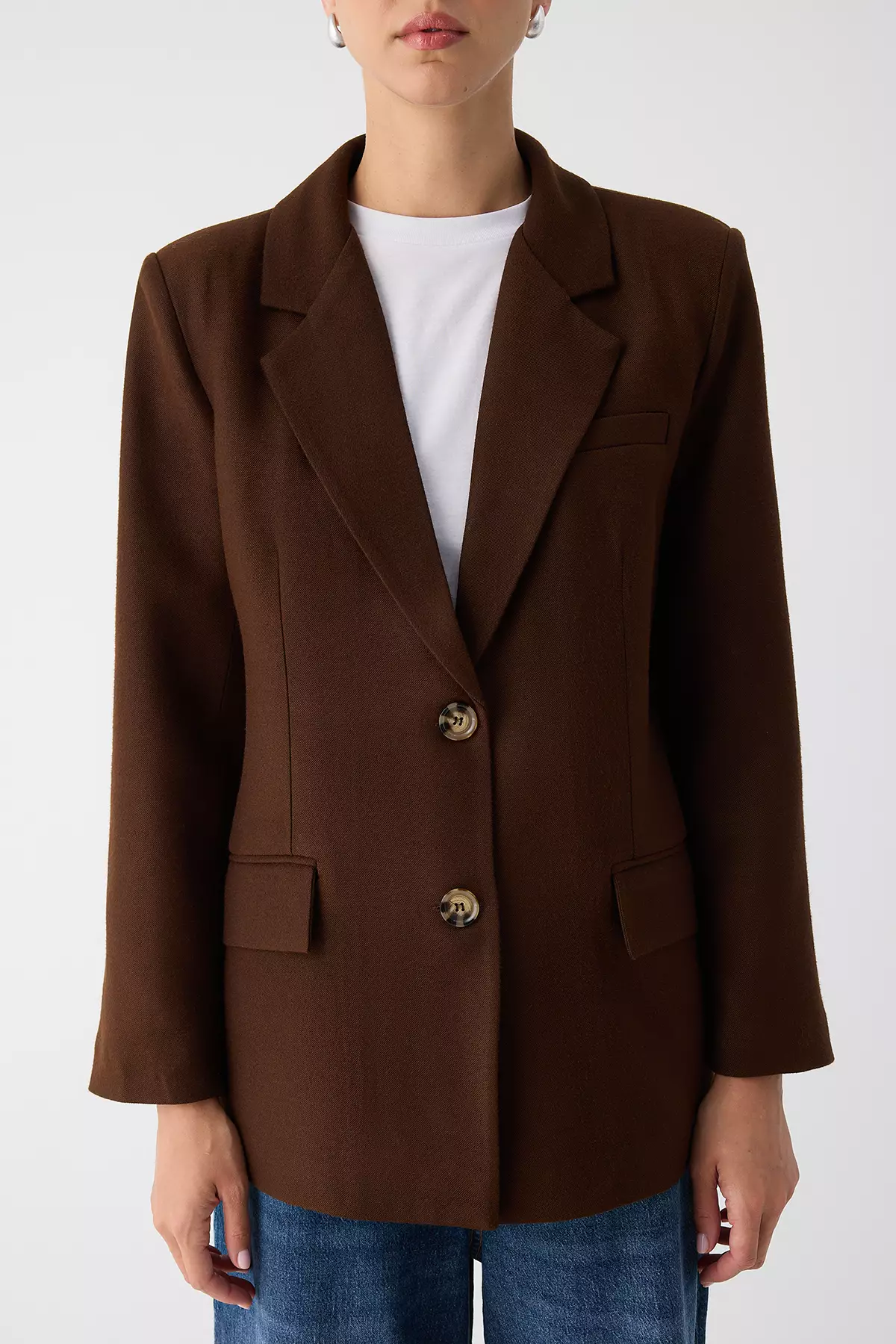 Brown Cashew Special Collection Blazer Jacket