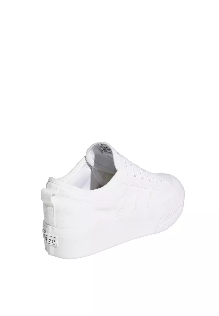White leather adidas nizza online