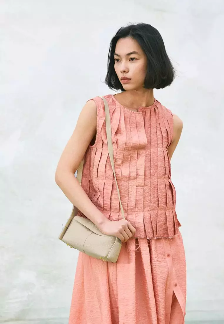 Mini Drippy Roof Bag - Ivory