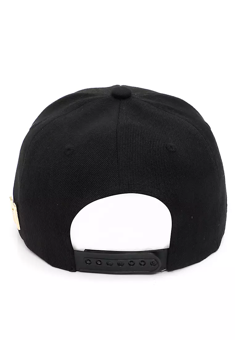 Gemp Caps Snapback Unisex Casual Sport Adjustable Strap Comfortable Material Polyester ORIGINAL - Black