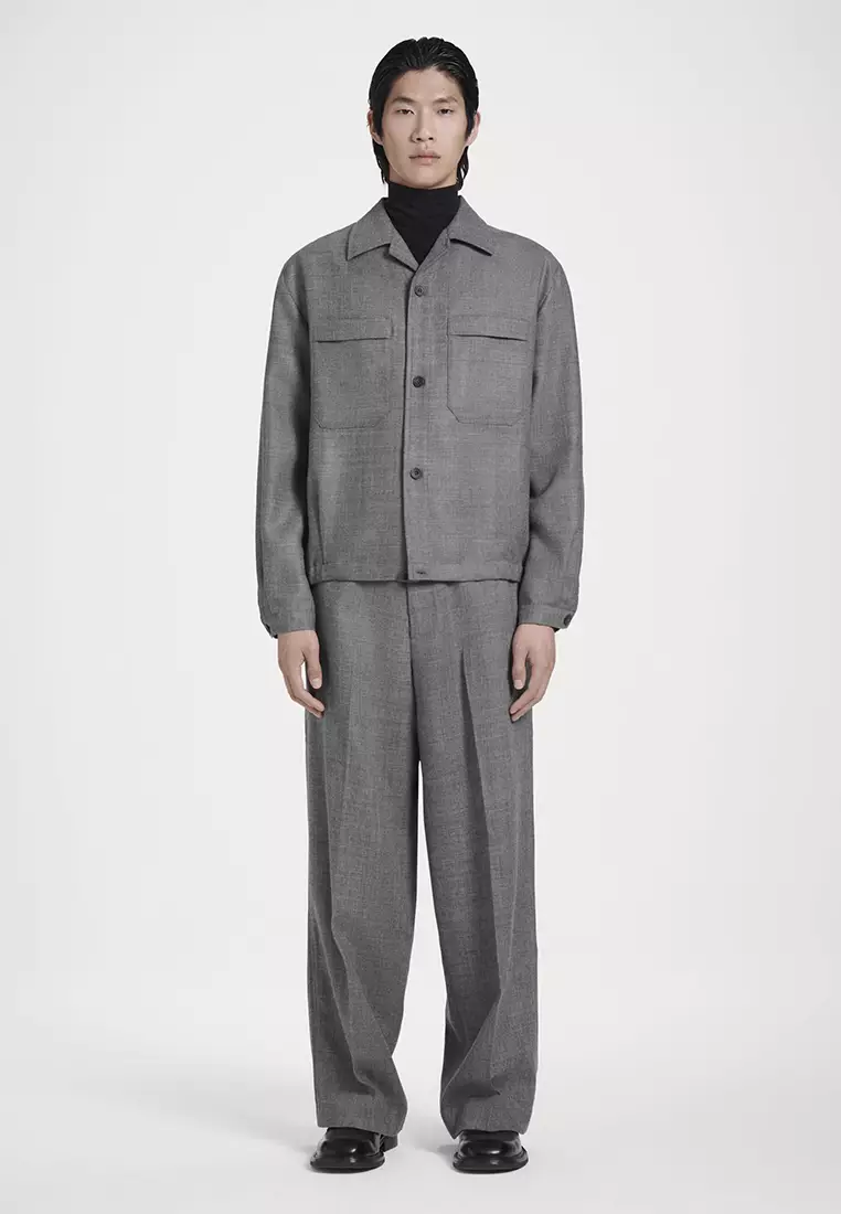 Wool-Flannel Overshirt