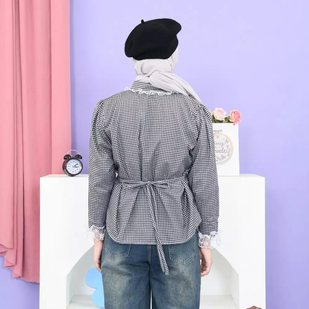 Abiya Blouse - Black M19778 R44S2