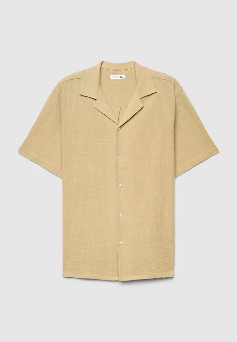 Men's Plain Bowling Shirt