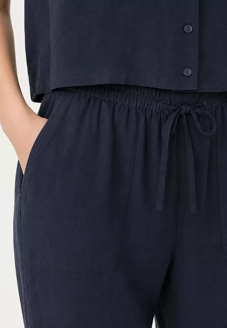 Loose Fit Jacket Lapel Modal Short Sleeve Shirt F0399Ax25Sp