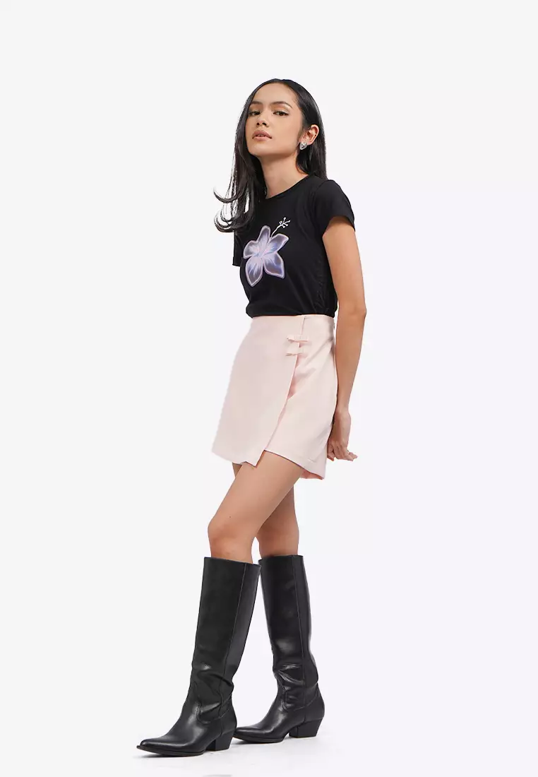 Mini Skort with Ribbon Detail