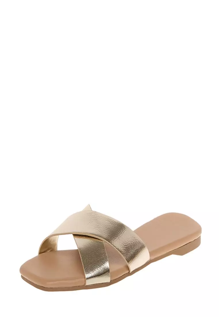 Women's PU Bobbie Xband Slide Sandal