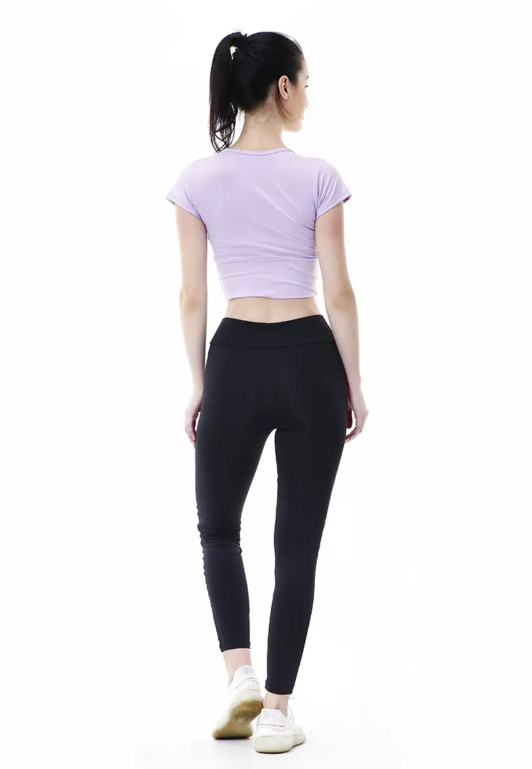 Jovita One Set Atasan Bawahan Baju Senam Aerobik Relaxed Fit - Lilac