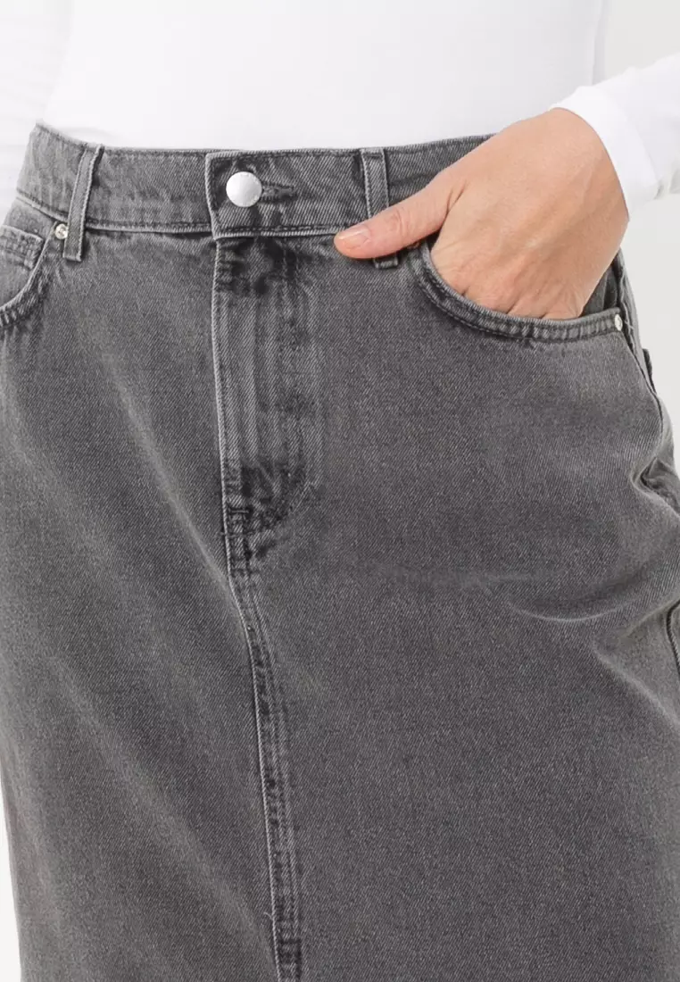 Sophie Mid Waist Denim Skirt