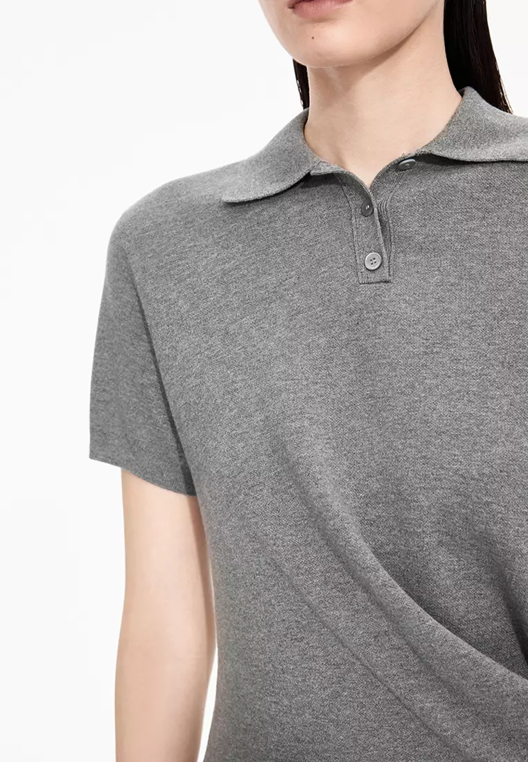 Cotton Short Sleeve Pullover Knit