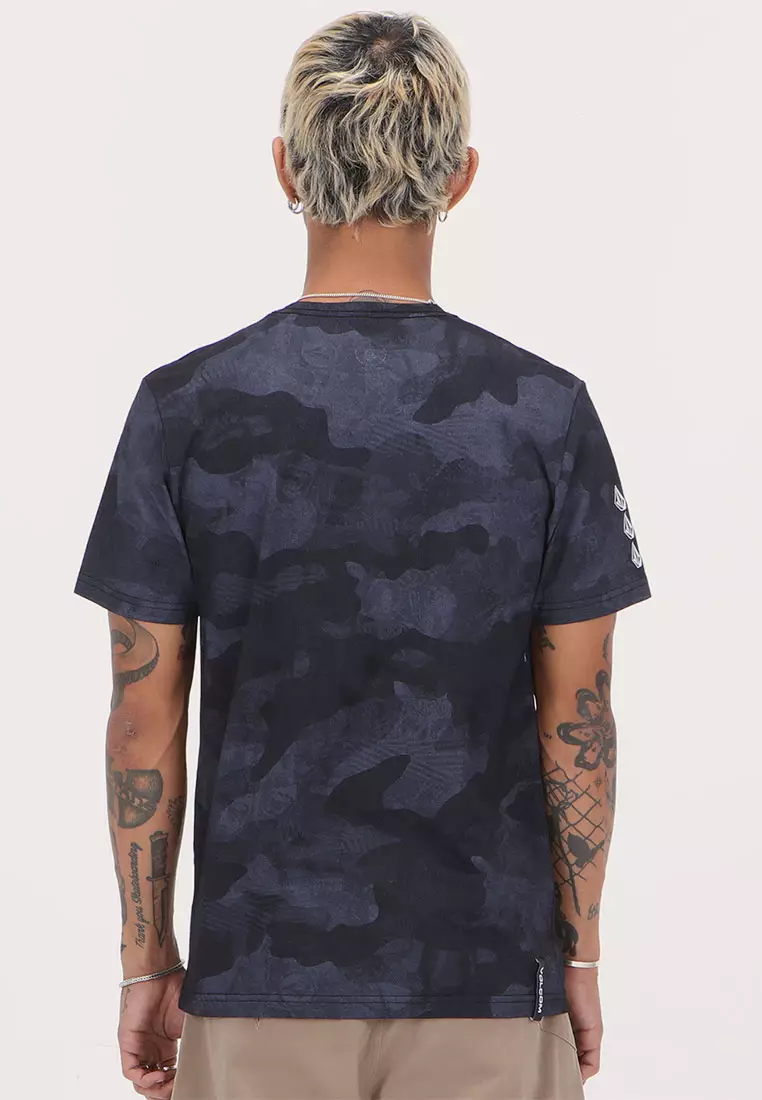 MCT PREEMO CAMO SHORT SLEEVE TEE BLK
