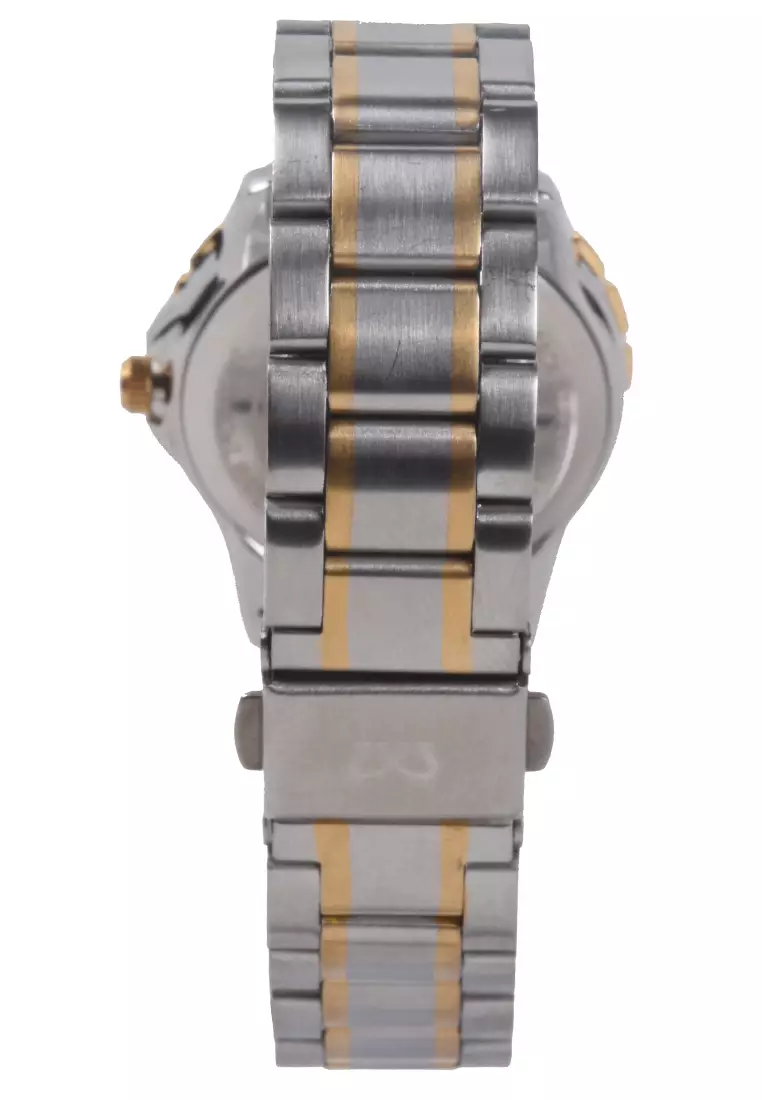 Mirage - Jam Tangan Wanita - Silver Gold - Stainless Steel Bracelet - 8549L-D