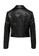 JACQUELINE DE YONG black Etta Faux Leather Jacket 42A1CAAC0ECD5AGS_7