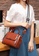 Lara brown Women's Vintage Leather Handbag Shoulder Bag - Brown FDA6FAC8C710FAGS_2