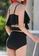 HAPPY FRIDAYS black Lace Tassel Bikini SW-8507 6F174US51C602AGS_3