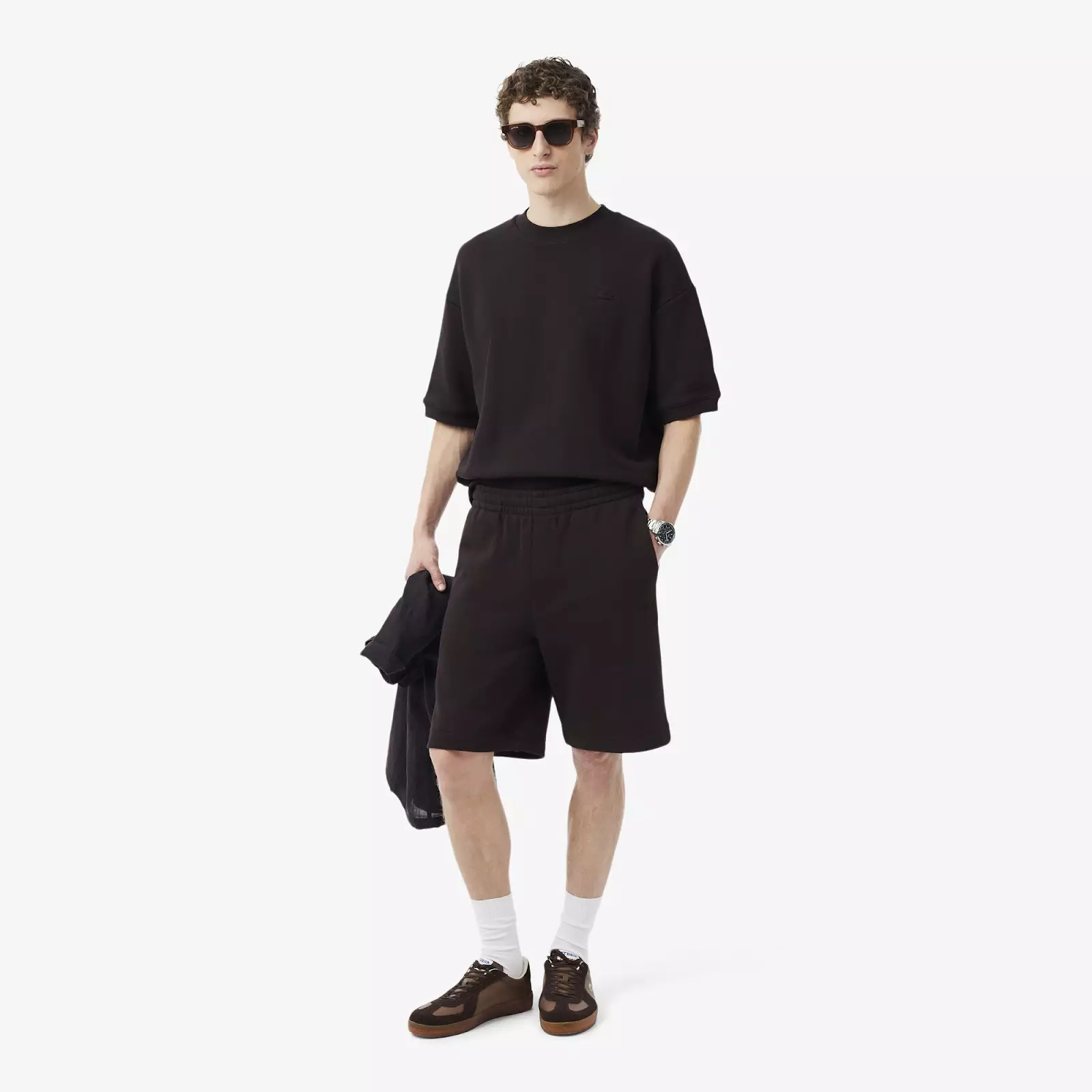Relaxed Fit Short Sleeved Sweatshirt