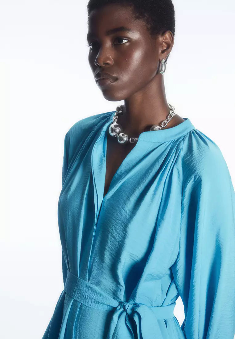 Cos turquoise dress store