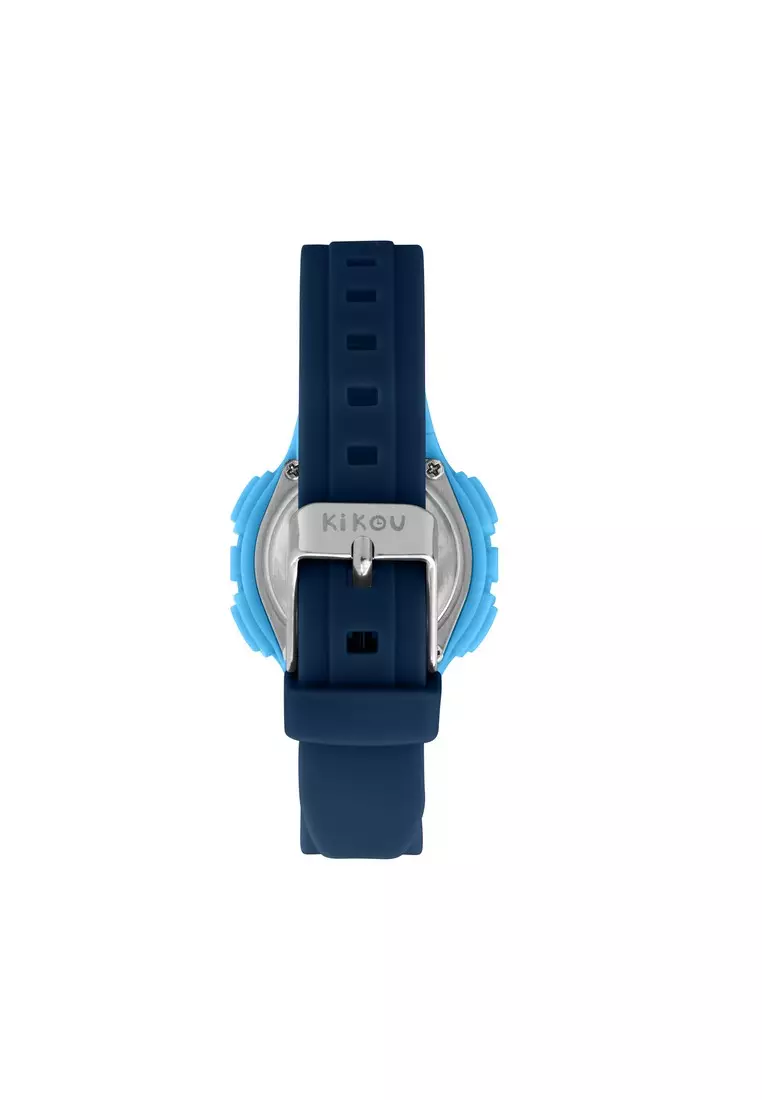 [Kids' Gift] Kikou NEON Collection 31mm Blue Dial Kids Digital Watch R4551107004