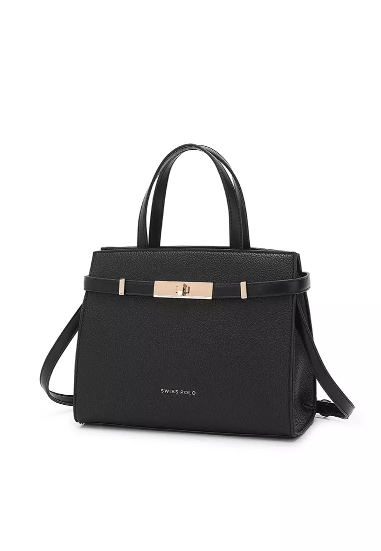 Women's Top Handle Bag / Sling Bag / Crossbody Bag / Shoulder Bag - Black