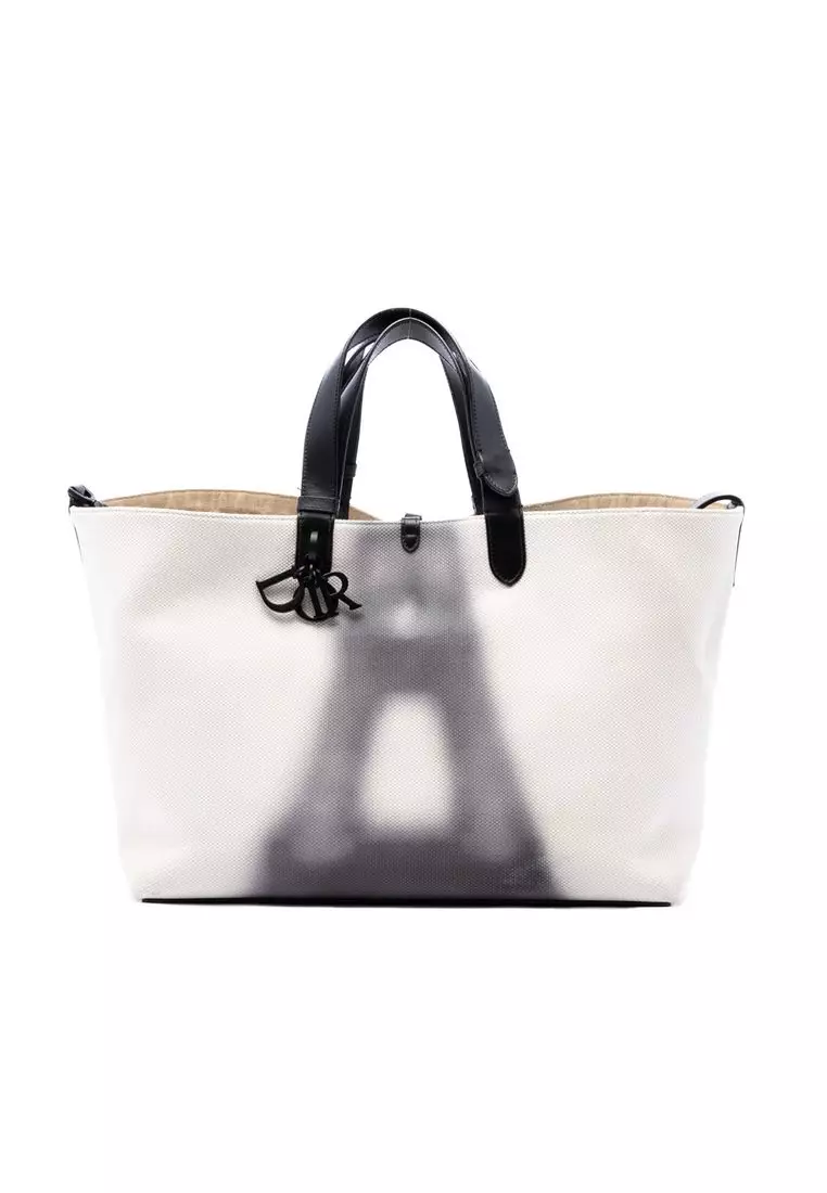 Pre-Loved Dior Large Canvas Eiffel Tower Toujours Tote