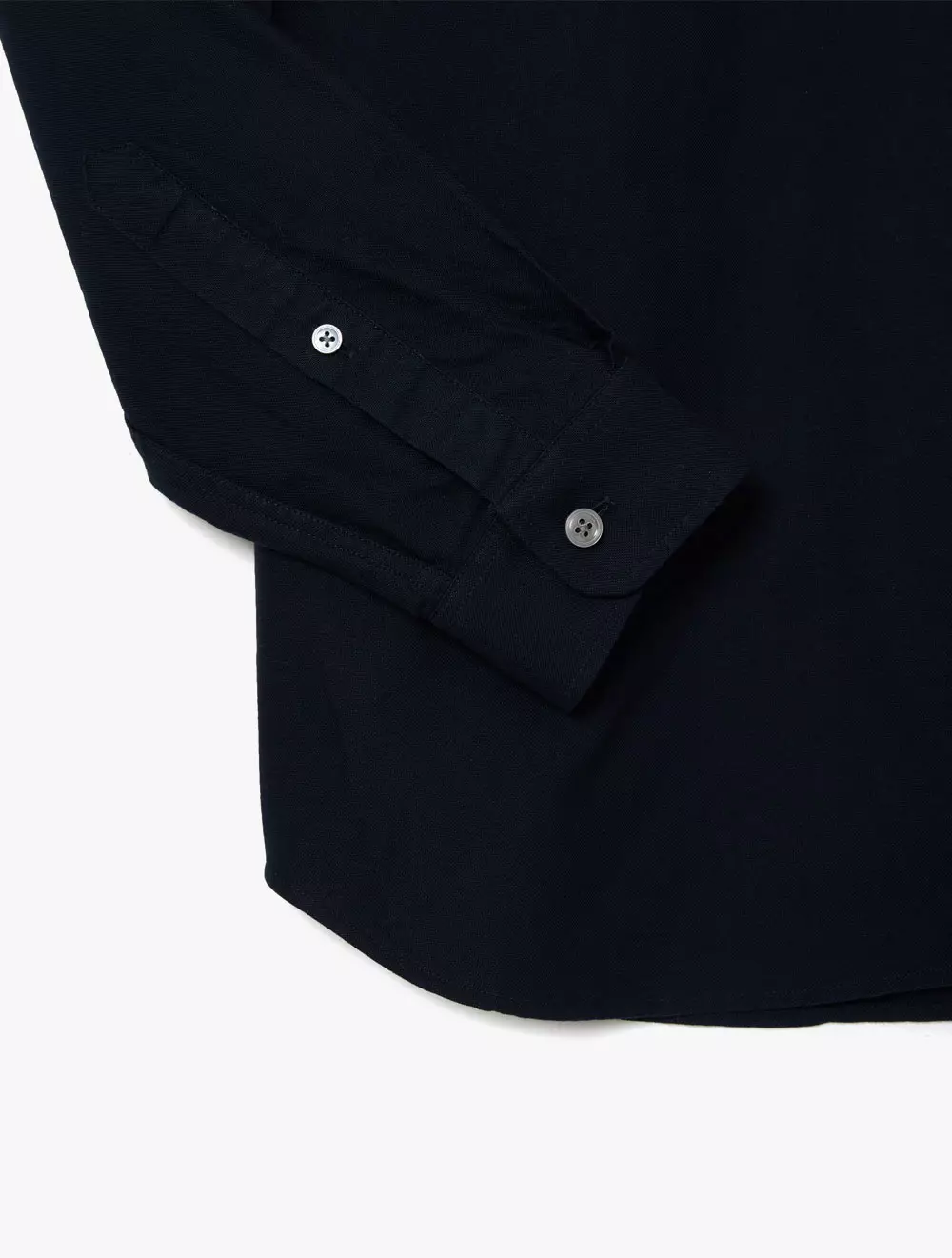 Short Sleeved Oxford Cotton Shirt - Blue