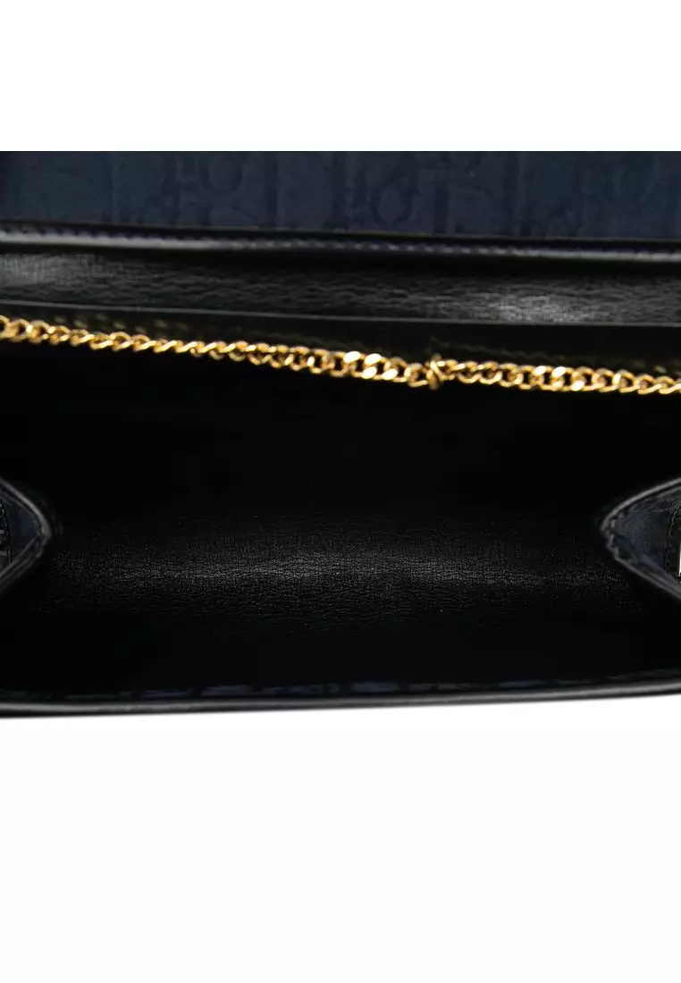 Pre-Loved Dior Diorissimo Trotter Canvas Chain Crossbody