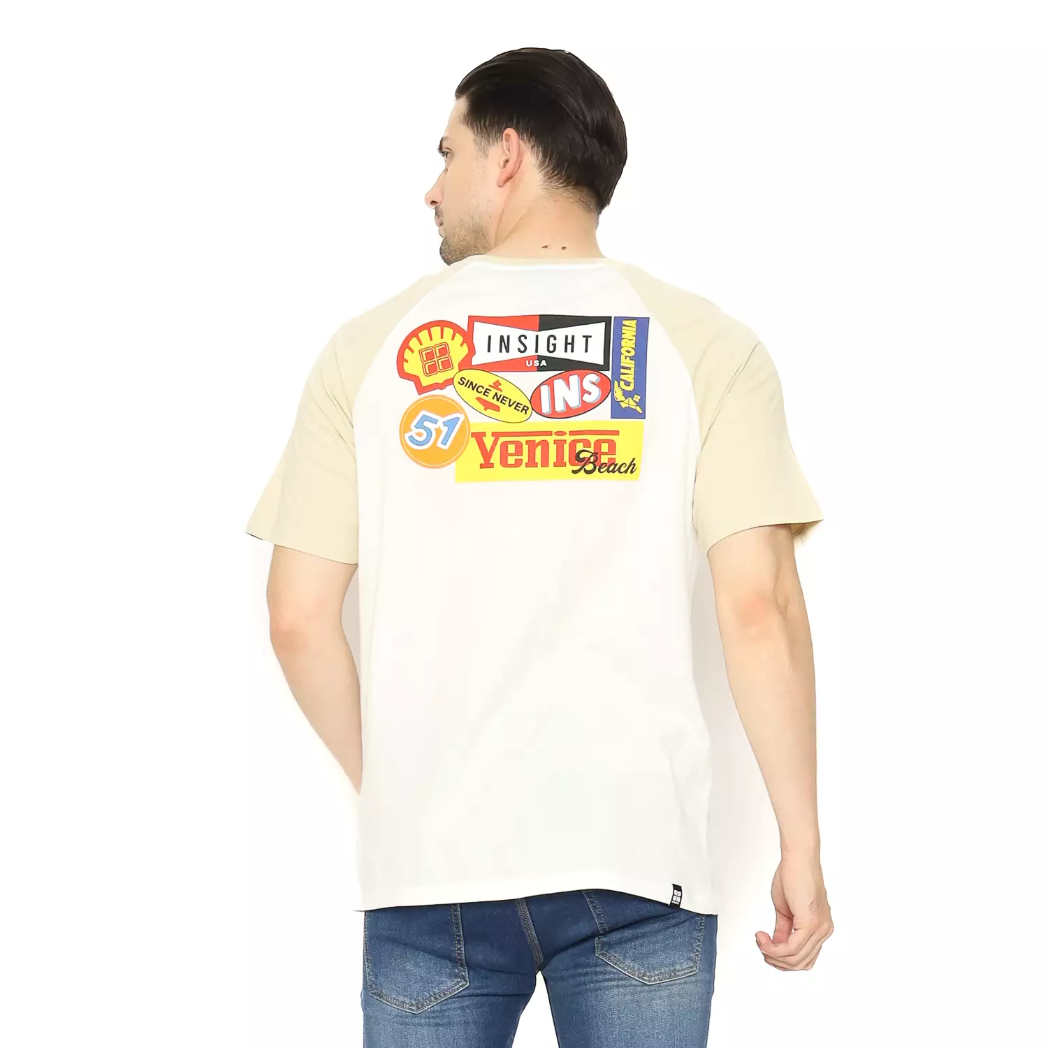 Jual Insight Insight Kaos Lengan Pendek Pria Racer Raglan Men Tee ...