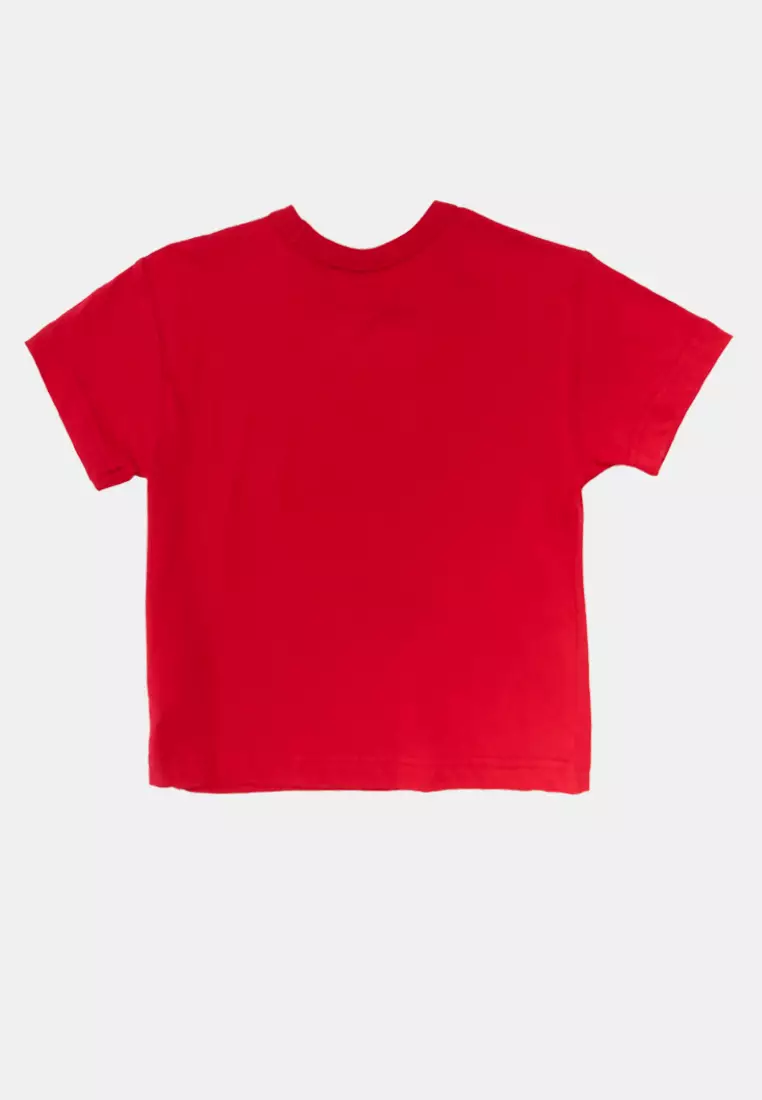 License Drop Shoulder Short Sleeves Tee