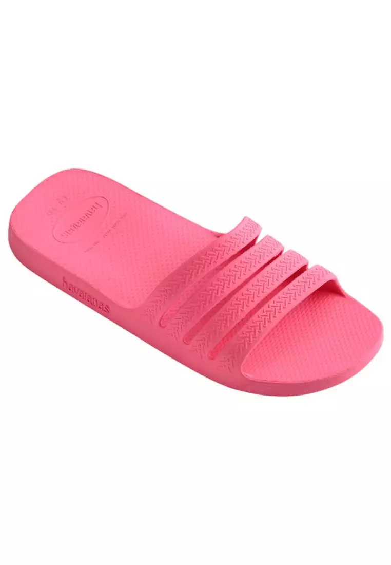 Discount on Havaianas  shoes - SKU: Stradi Slides In Pink Porcelain