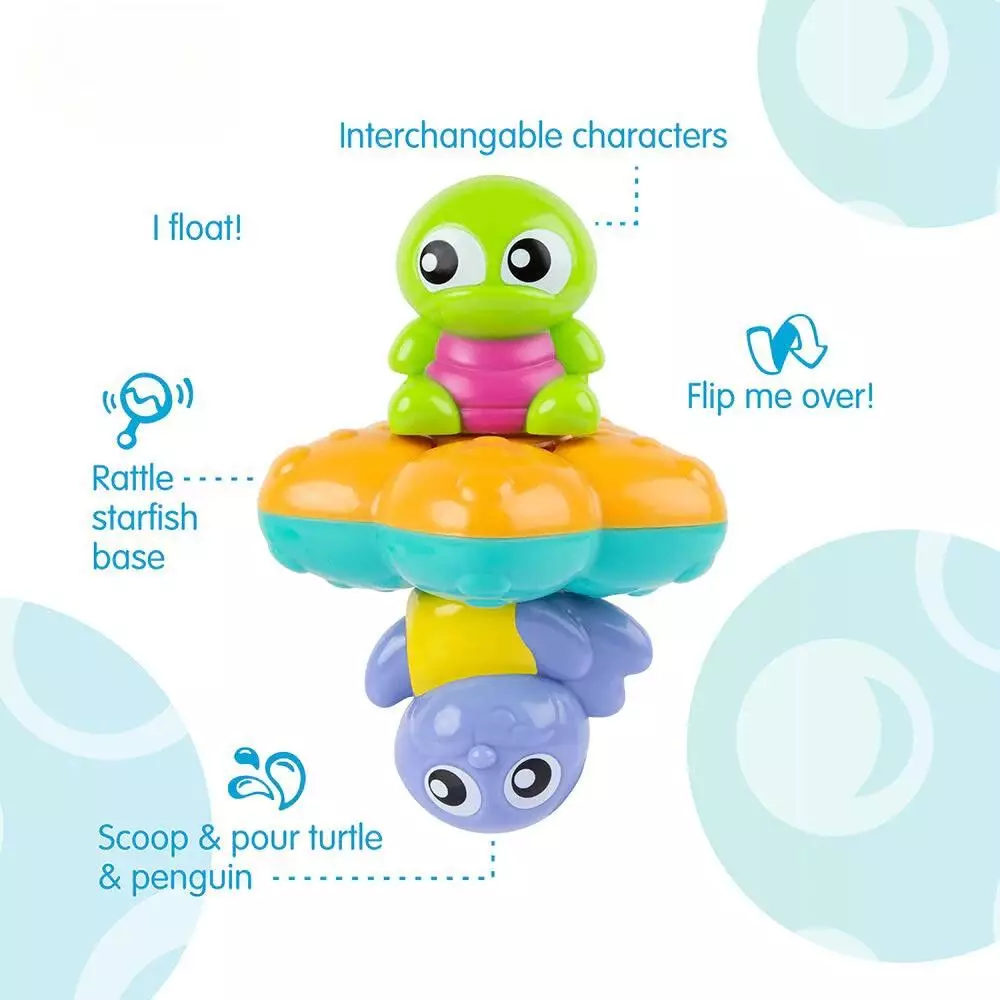 Playgro Bundle Bath Toys Water Play - Set Mainan Mandi Anak
