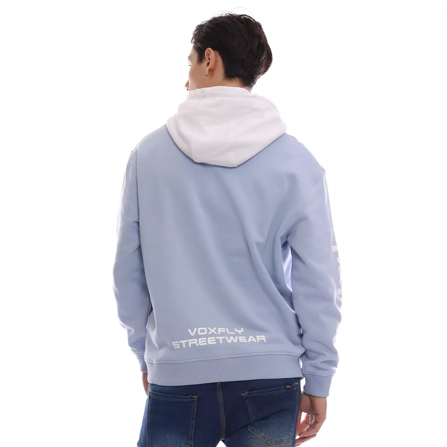 Voxfly Jumper Pria Futuristic Ii Men Hoodie Planet Surf