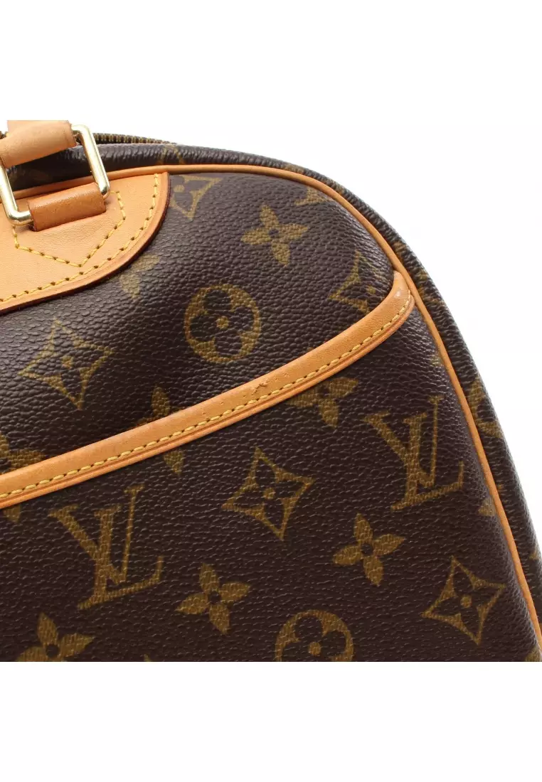 Louis Vuitton Trouville Women's Handbag M42228 Monogram Ebene (Brown)