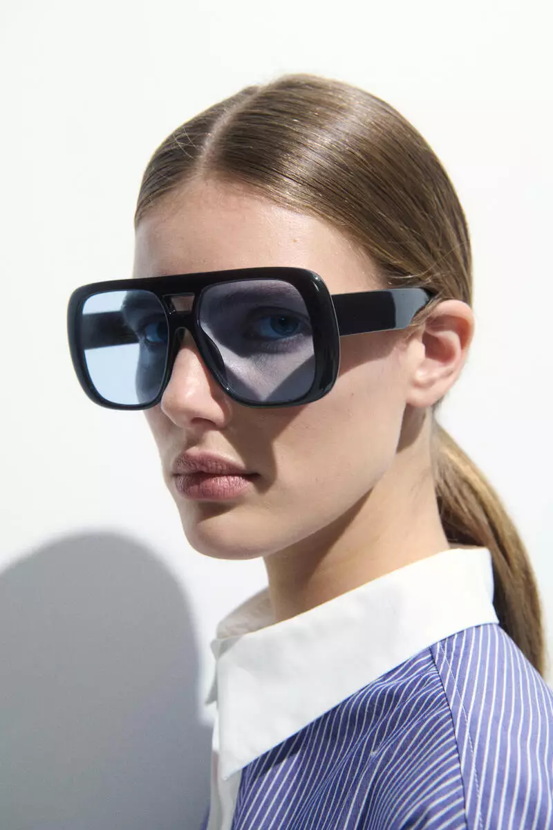 Aviator-style sunglasses