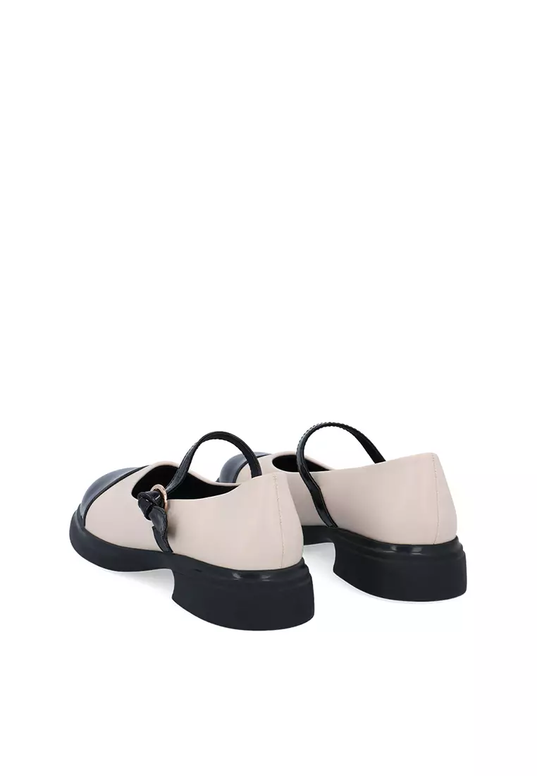 Nude CR Mary Jane Pumps