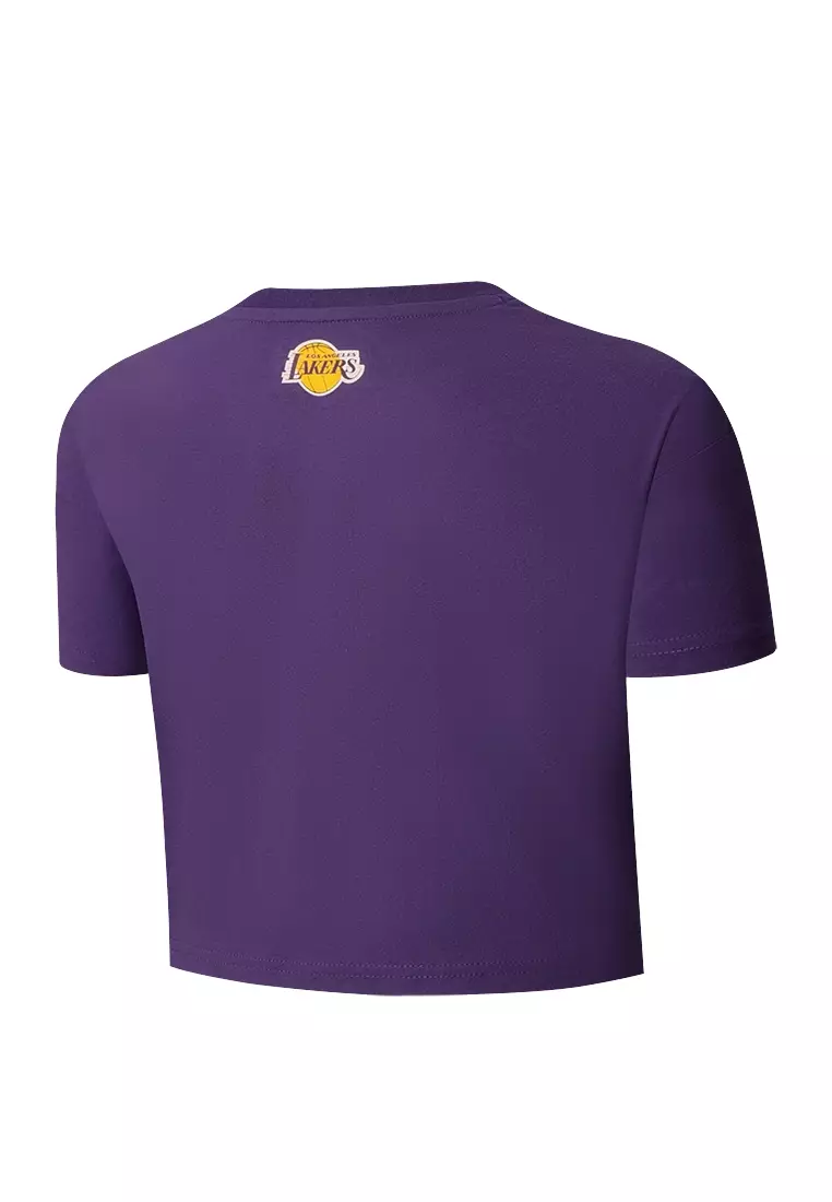 Los Angeles Lakers Crop Top for Womens Boxy Fit