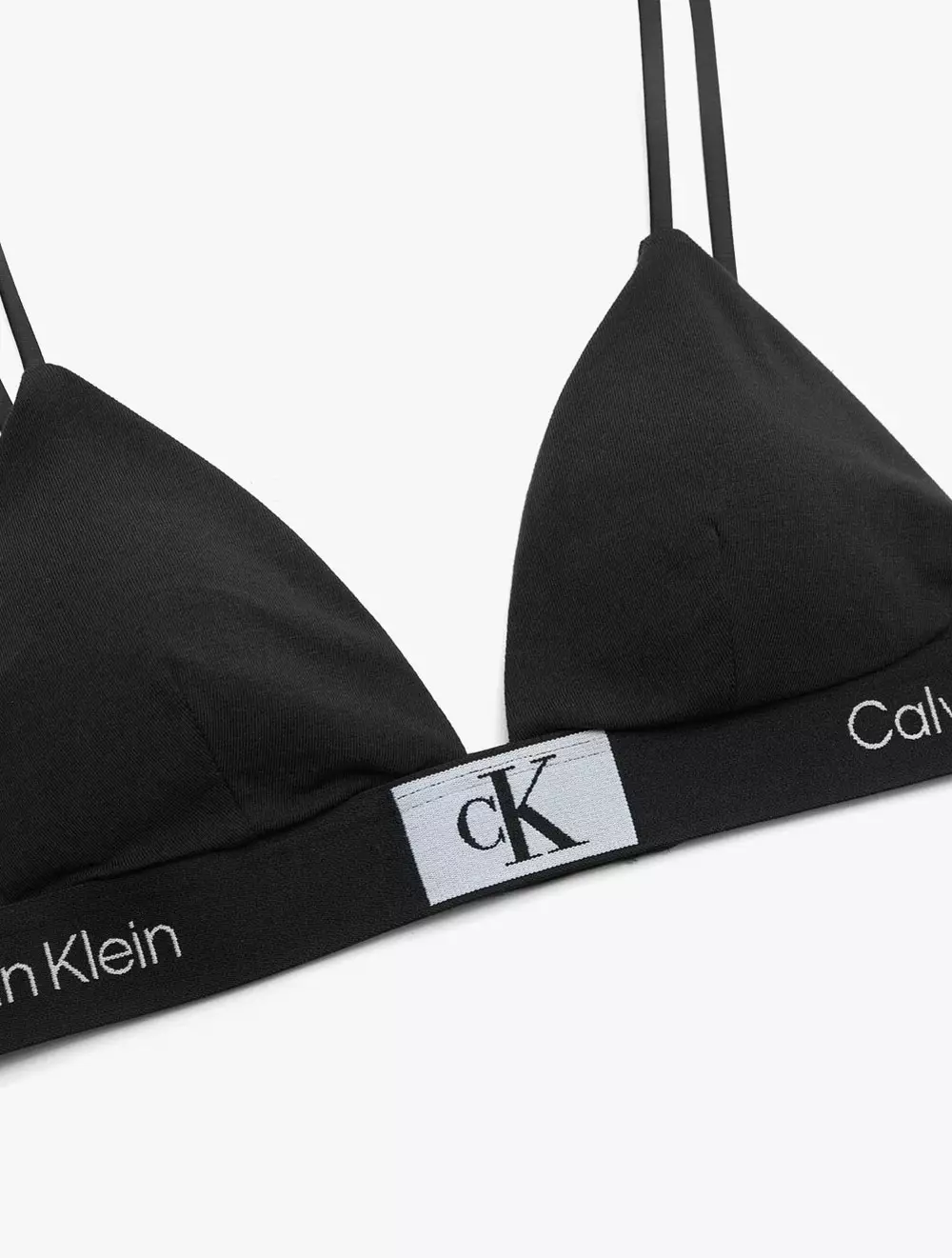 Calvin Klein 1996 Lightly Lined Triangle Bra, grey