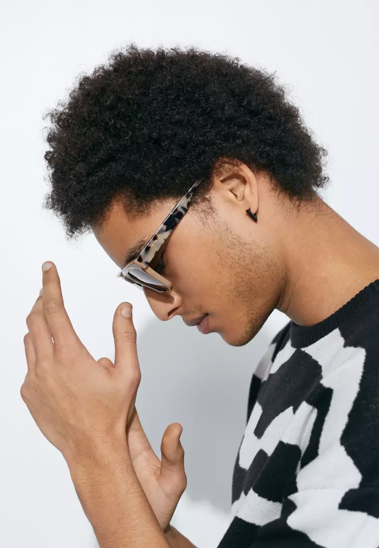 One Uptown - Brown Olive Sunglasses for Men and Women, Unisex. Official Product designed in Spain