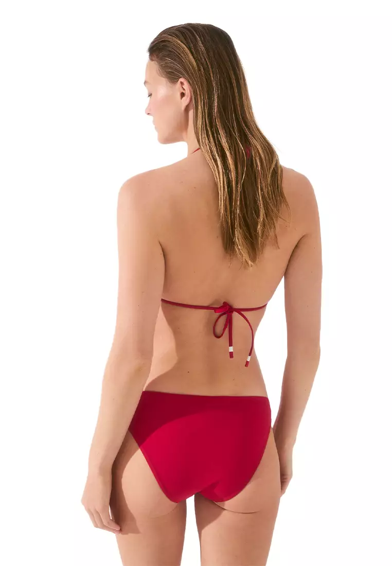 Classic Red Bow Or Tie Bikini Panty