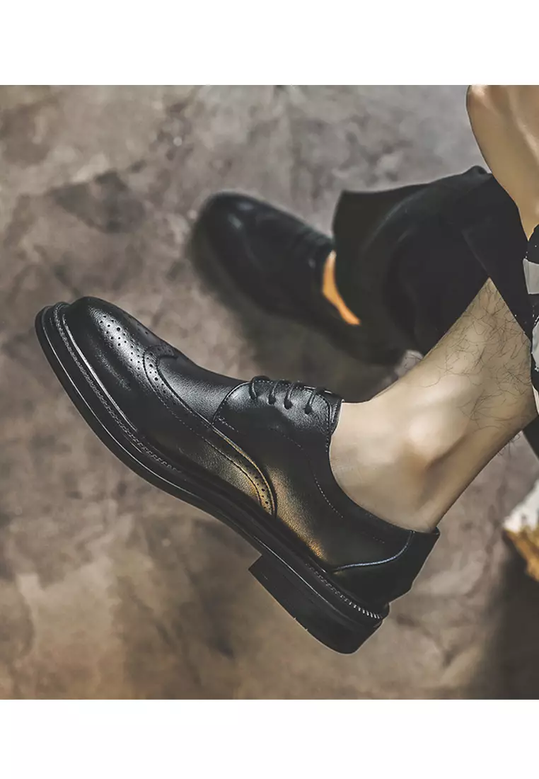 Synthetic Leather Brogue Derby MC85138