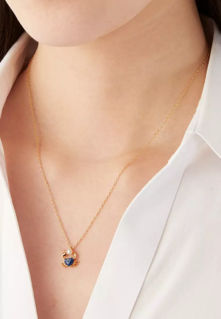 Kate spade blue on sale necklace