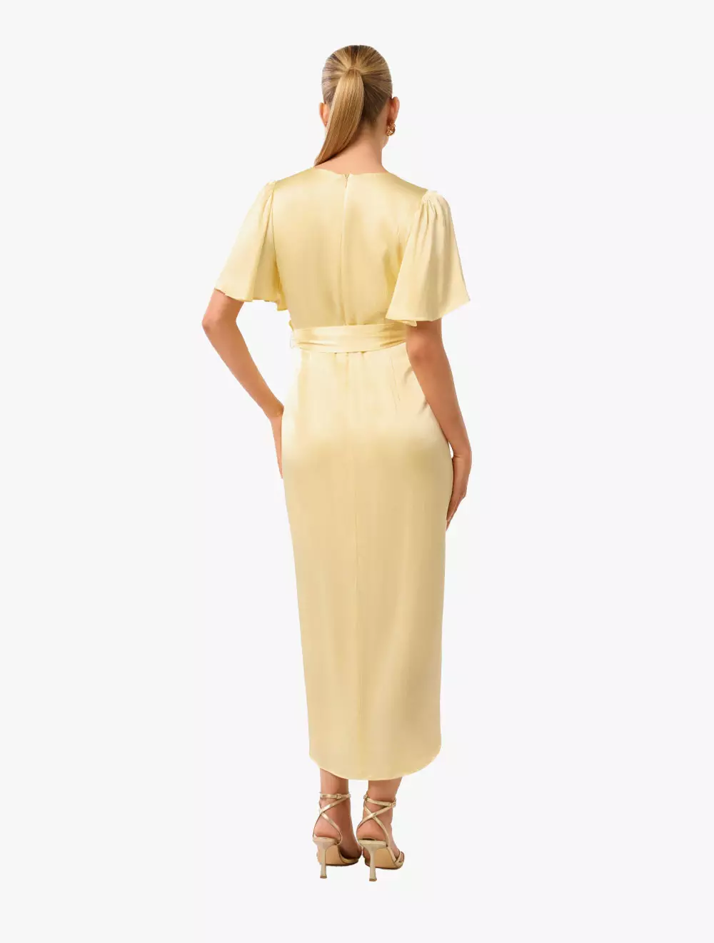Carolina Satin Midi Dress