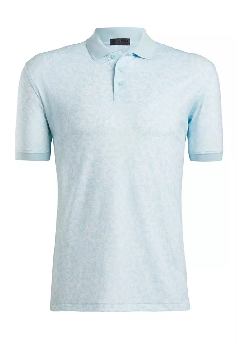 Men's Daisy Floral Polo