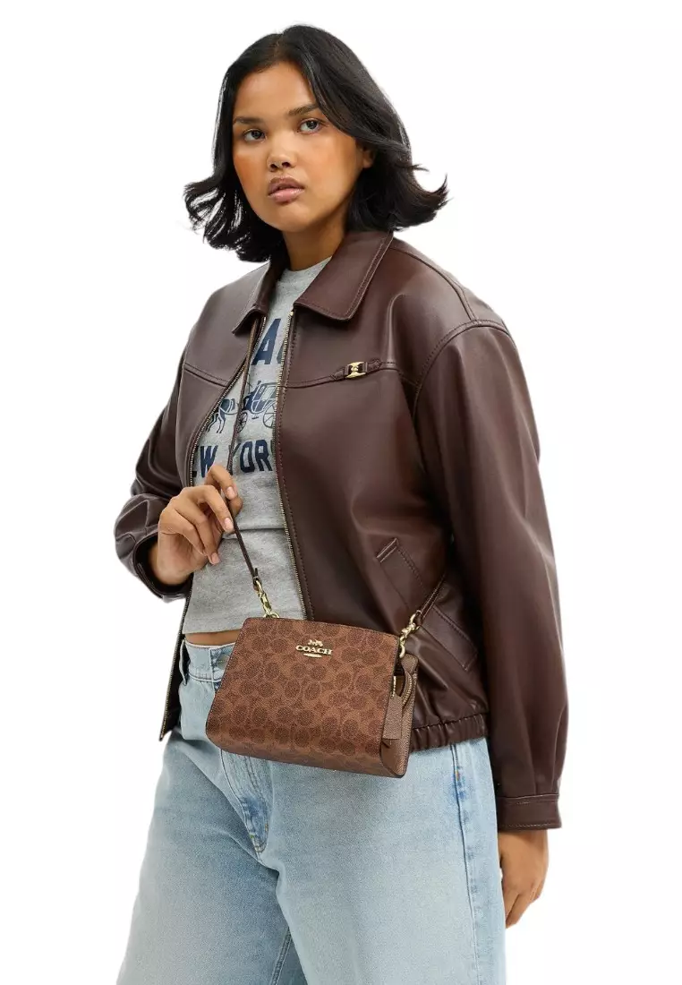 Buy Coach Gia Crossbody Bag In Signature Canvas - Cooper 2026 