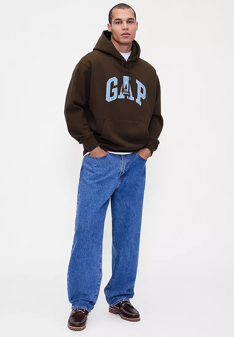 gap MEN'S COLLECTIONS 大型版 Buy GAP Heavyweight Oversized Logo Hoodie 2026 Online | ZALORA