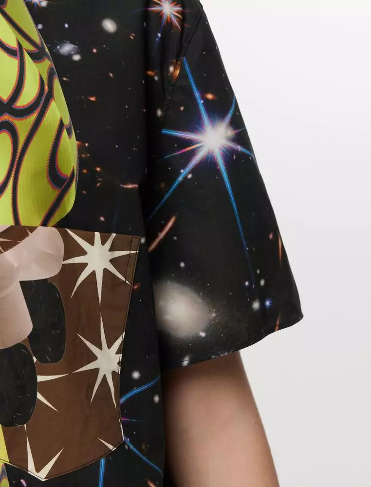 JNBY Women's Loose Color-Block Printed Shirt