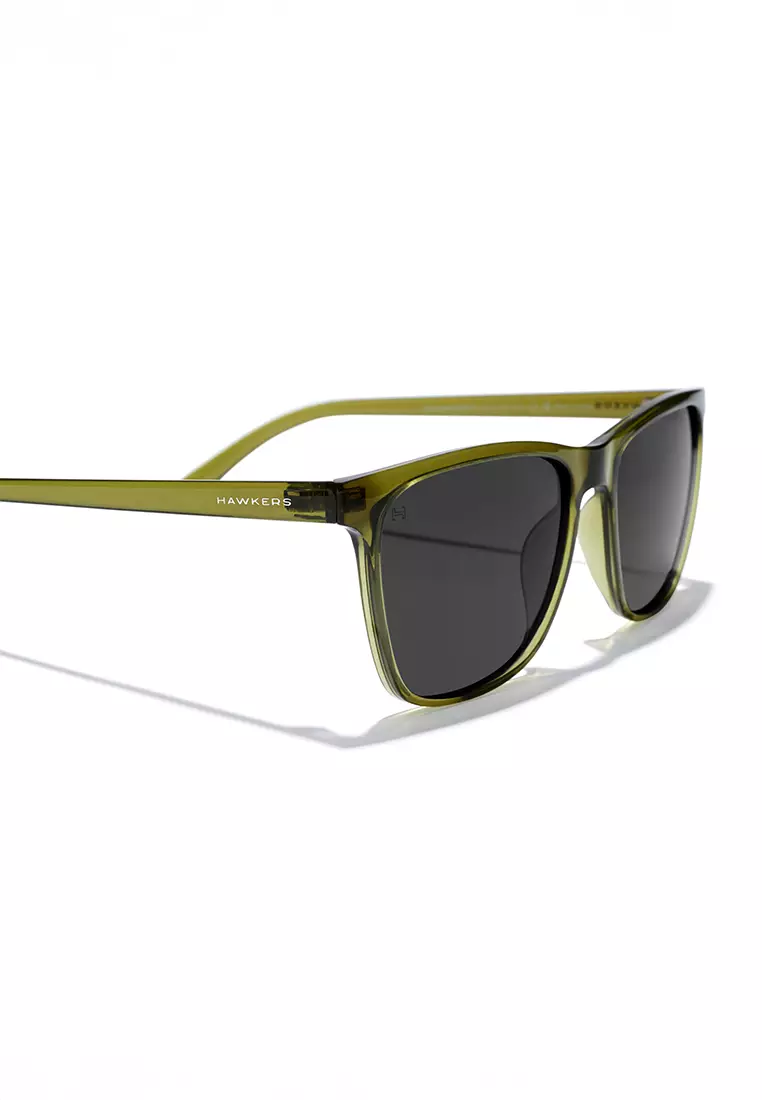 Wave - Polarized Green Dark Sunglasses for Men and Women, Unisex. Official Product Designed in Spain